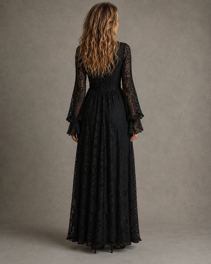 Karrie | Plunging V-Neck Maxi Dress