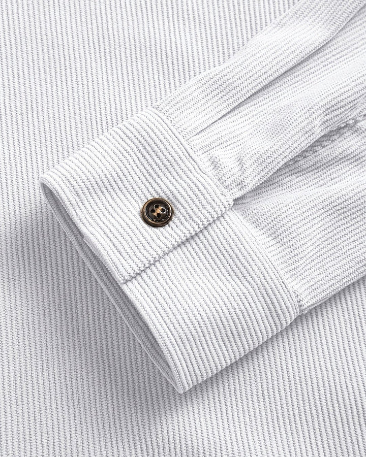 Indigo | Ribbed Textured Overshirt