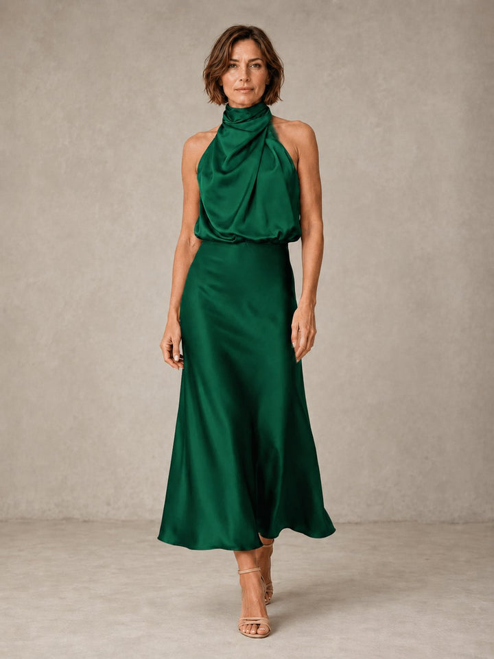 Lura | Halter Evening Dress