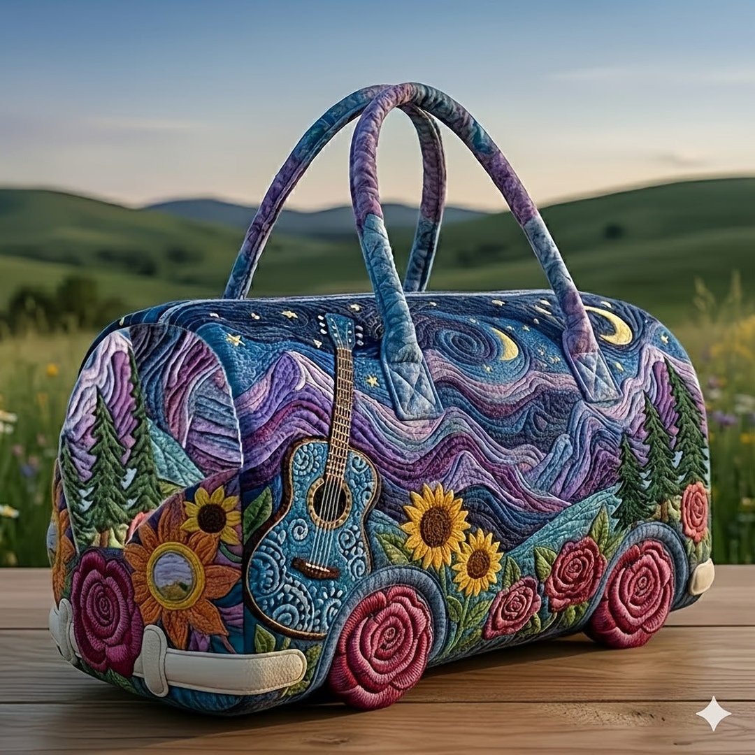 Chrystal | Quilted Travel Duffle Bag