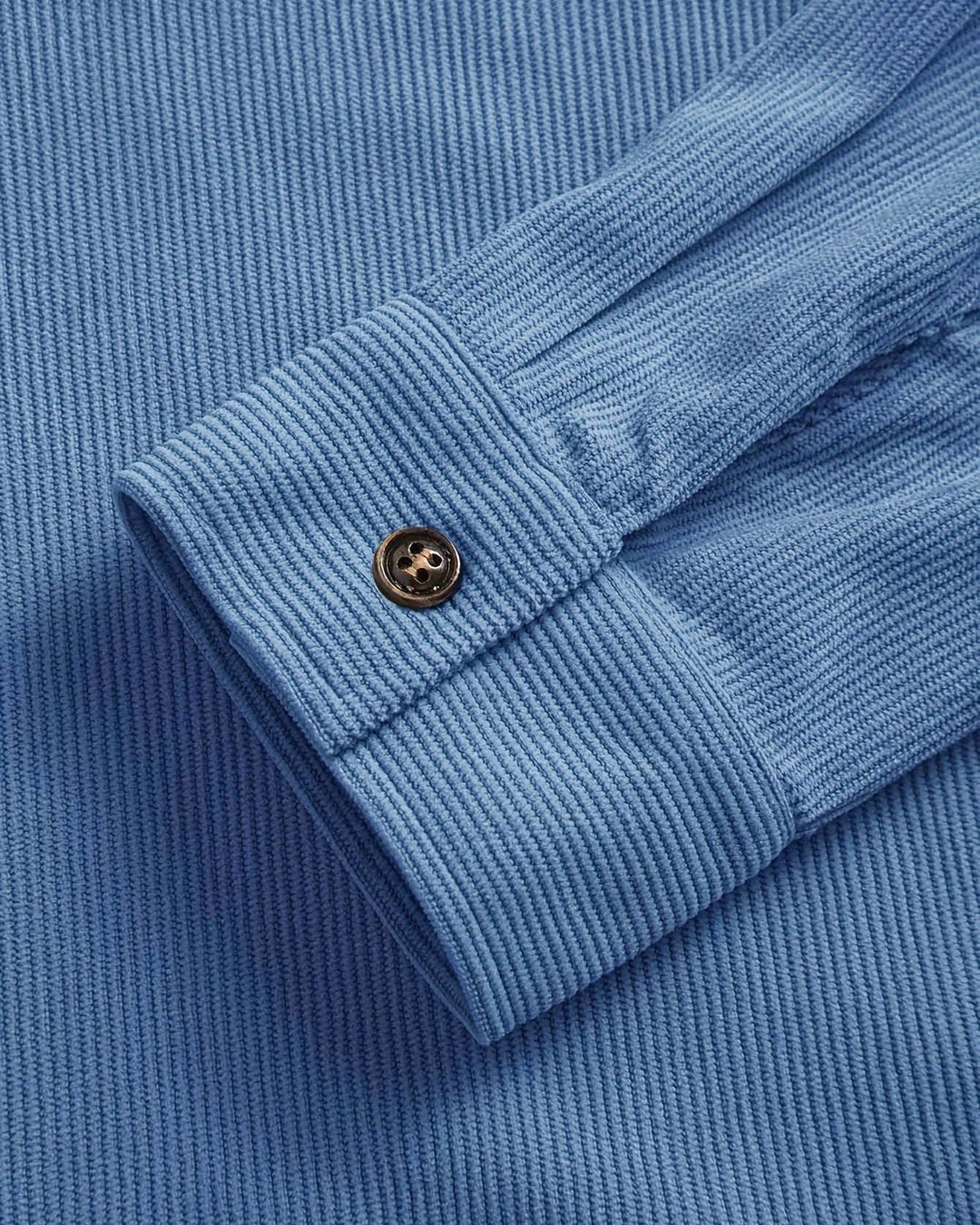 Indigo | Ribbed Textured Overshirt