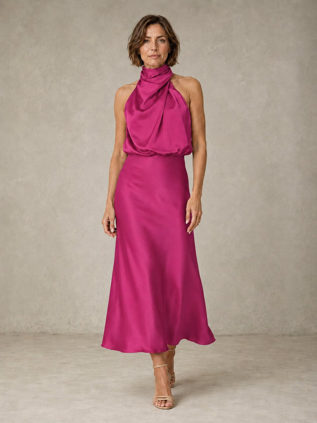 Lura | Halter Evening Dress