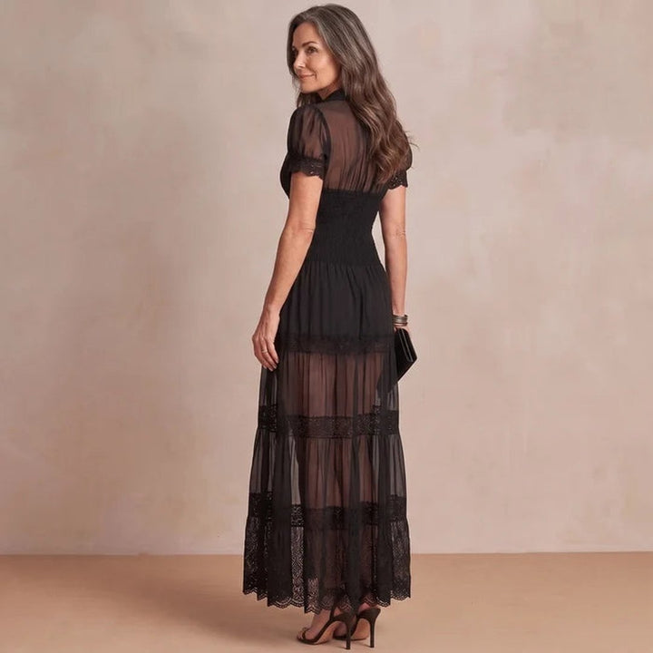 Richelle | Sheer Lace Maxi Dress