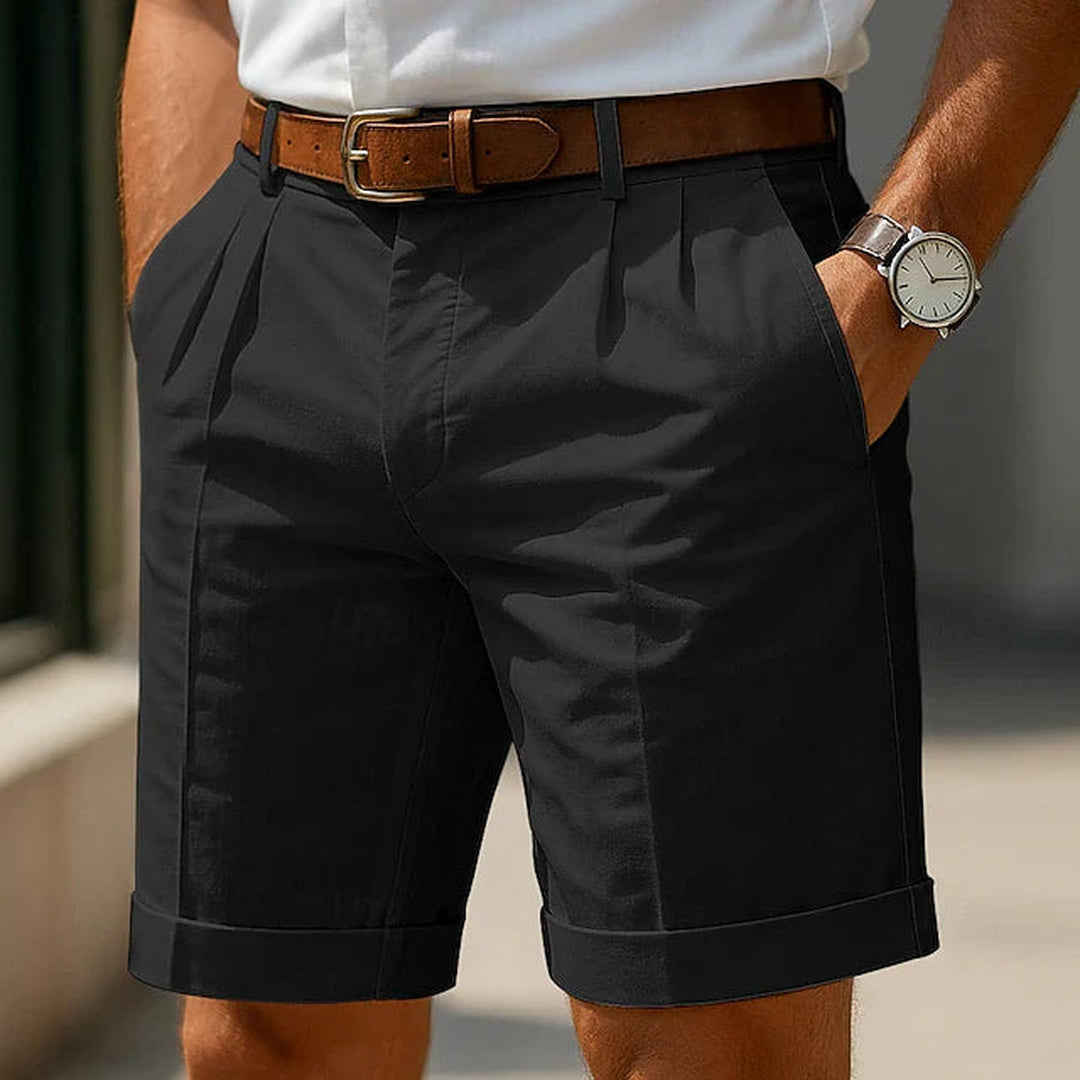 Edward | Pleated Summer Chino Shorts