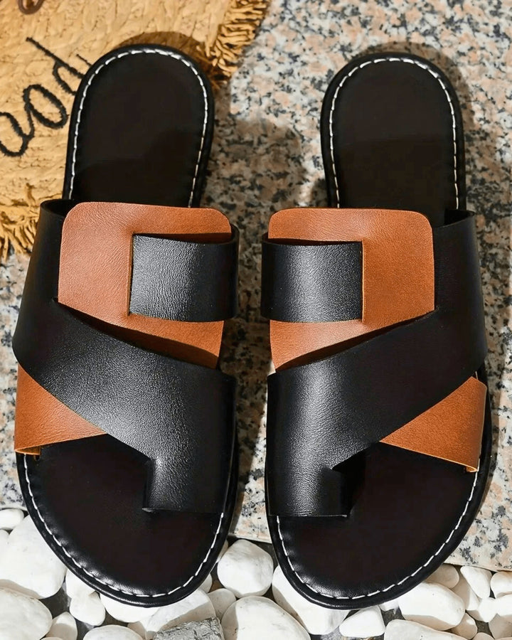 Felicity | Cross-Strap Sandals