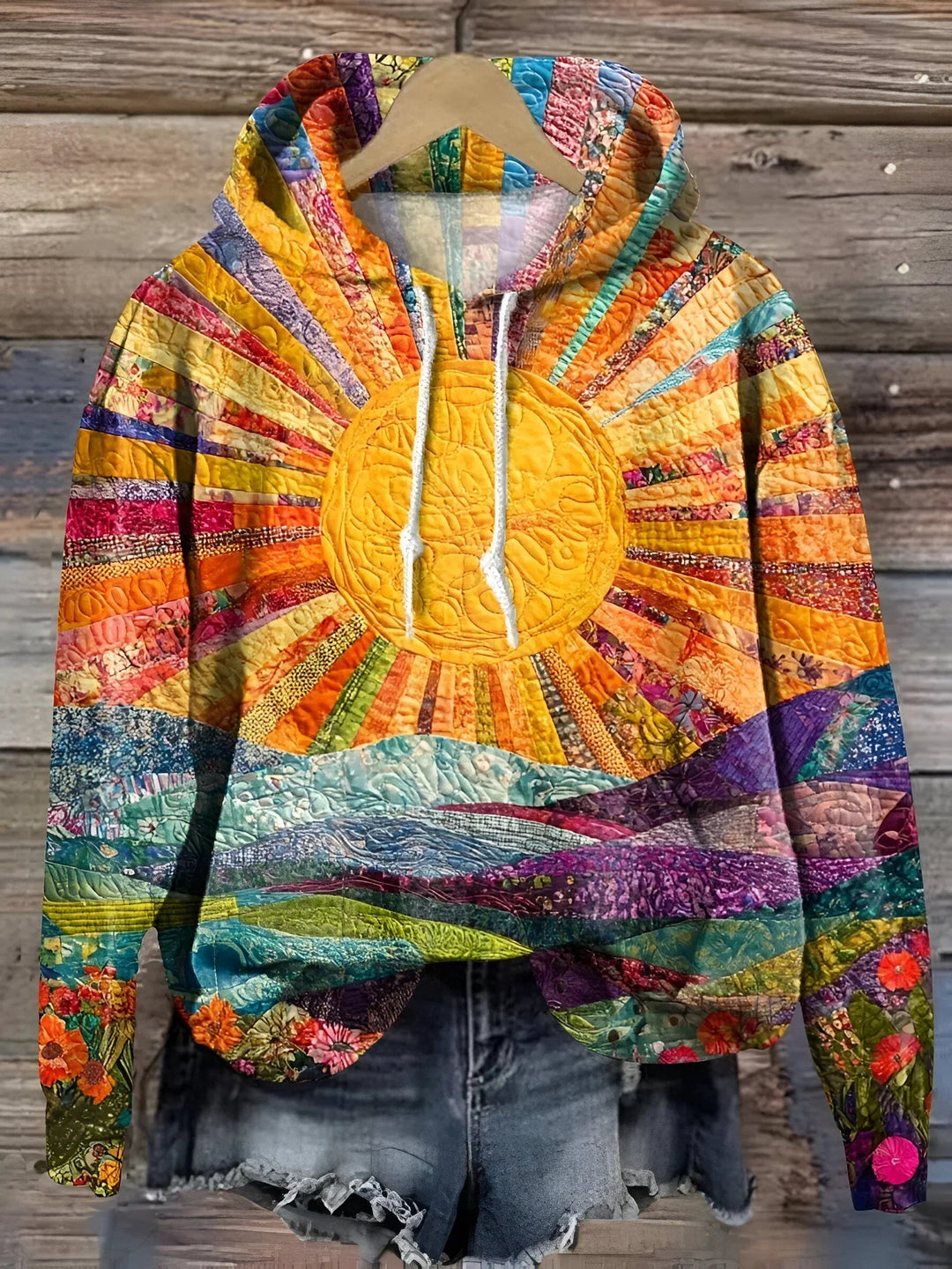 Florence | Colorful Sunrise Hoodie