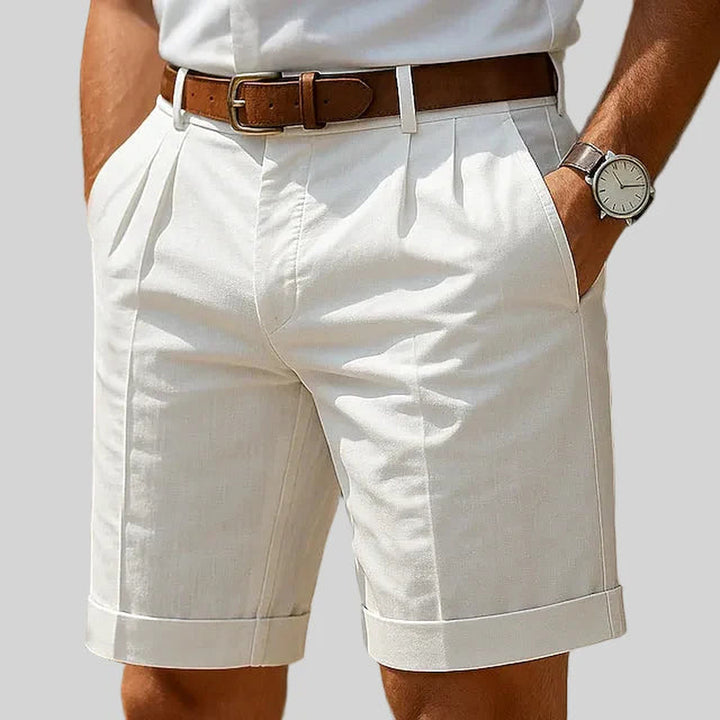 Edward | Pleated Summer Chino Shorts
